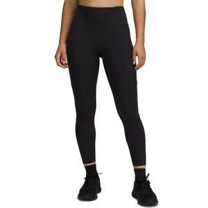 lululemon Fast and Free High-Rise Tight 25” Pockets in Black 2